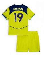 Tottenham Hotspur Dominic Solanke #19 Tredjedraktsett Barn 2025-26 Korte ermer (+ bukser)